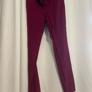Stylish Burgundy Pants